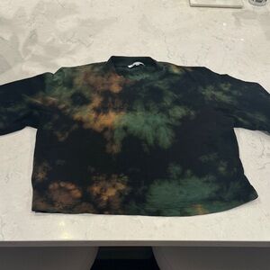 Cotton CitizeTie-Dye Long Sleeve crop top Shirt